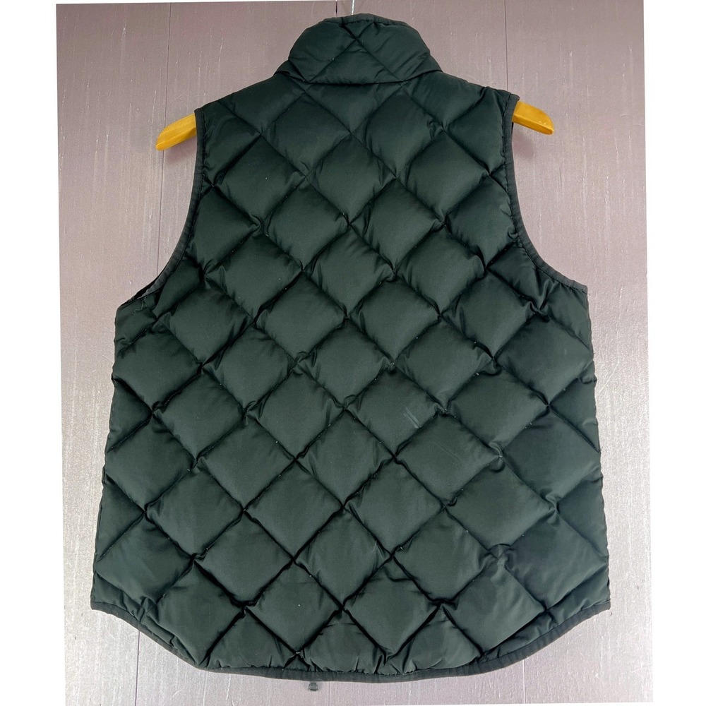 J.Crew Womens Excursion Quilted Down Minimalist Puffer Vest Black Preppy Size M - Picture 3 of 12